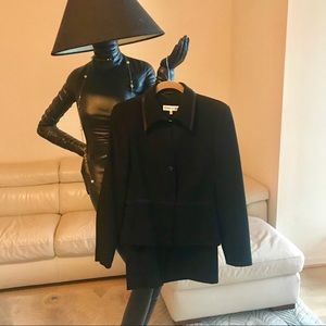 Dark blue authentic Cerutti 1881 jacket and skirt
